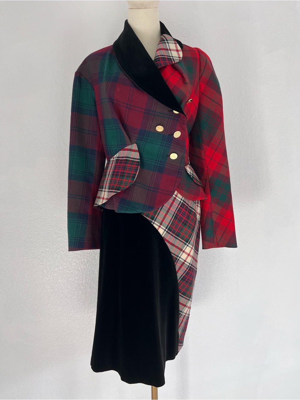 Vivienne Westwood Vintage 1996 Runway Windy Bettina Skirt Suit UK 14